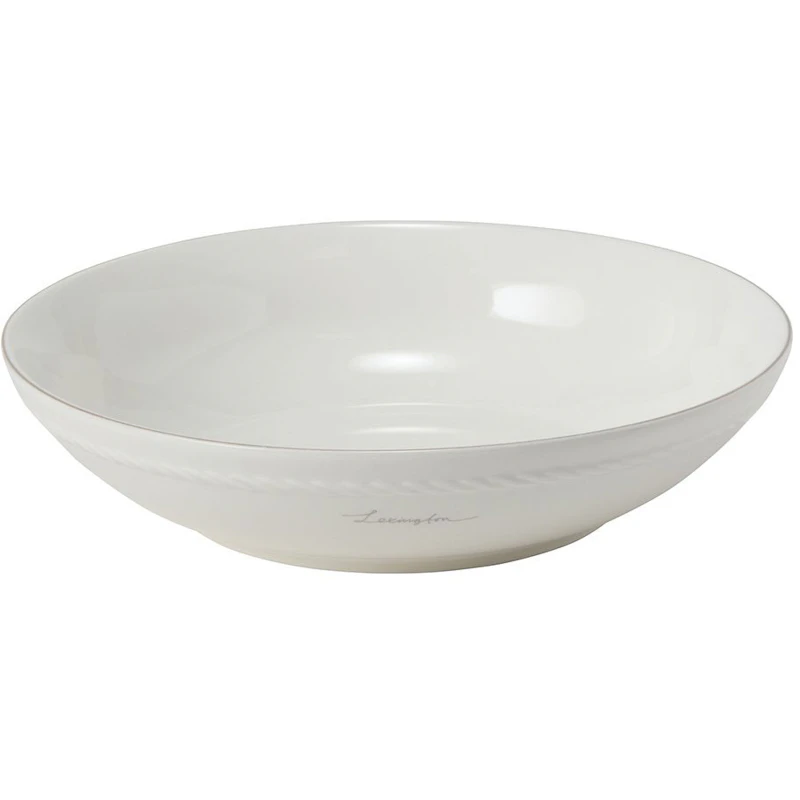 Lexington Porcelain Medium Skål 22 cm, Vit / Beige
