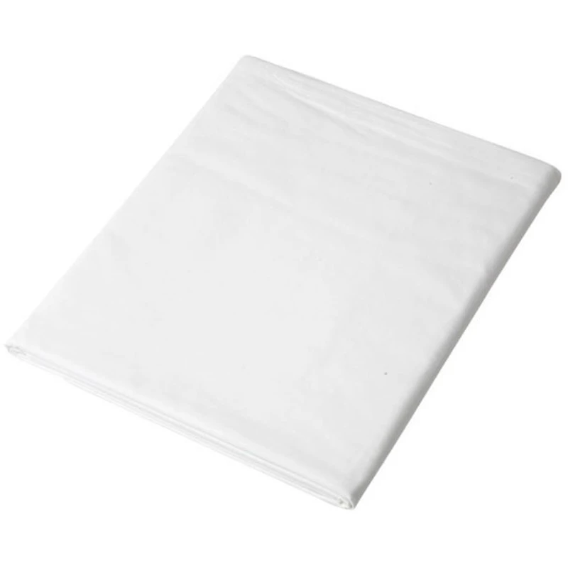 Pocket Cotton Percale Lakan Vit, 150x200 cm