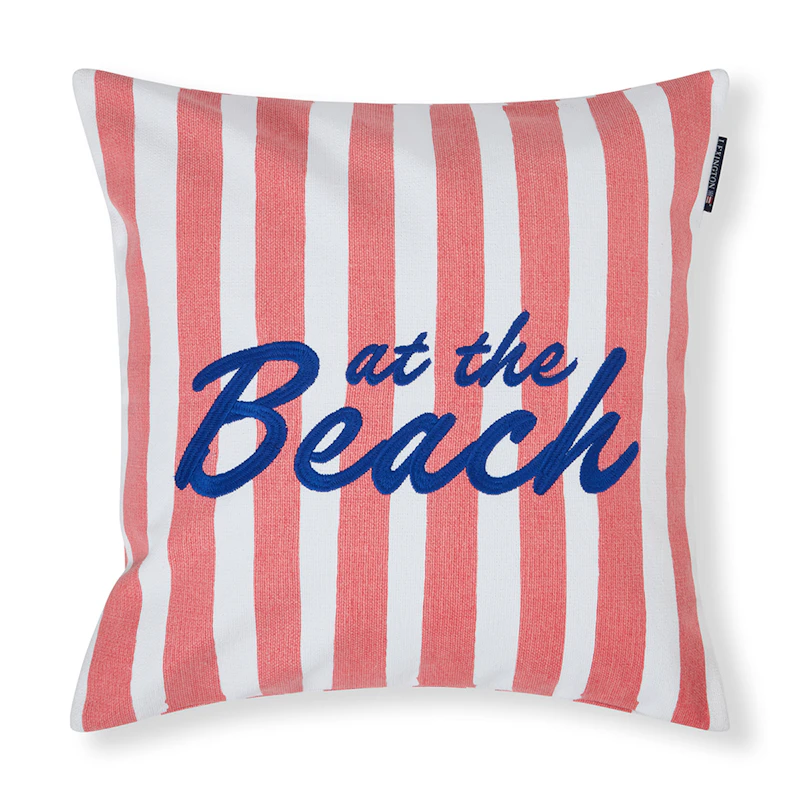 Kuddfodral 50x50 cm, Rosa / Vit