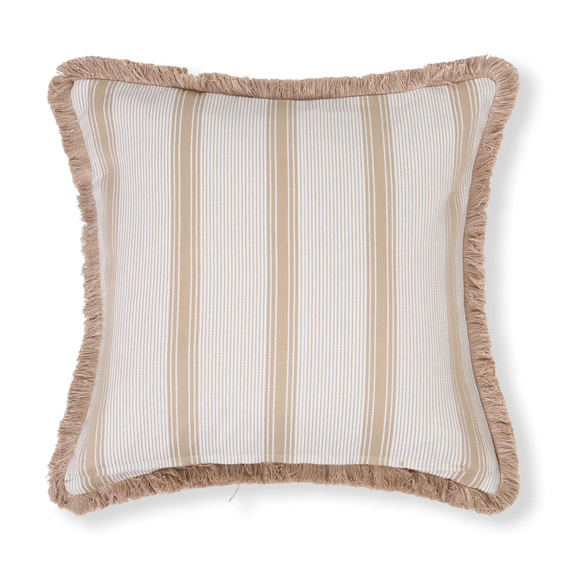 Kuddfodral Randig 50x50 cm, Beige