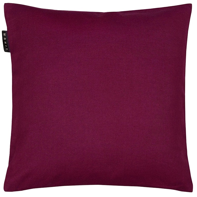 Annabell Kuddfodral 40x40 cm, Vinröd