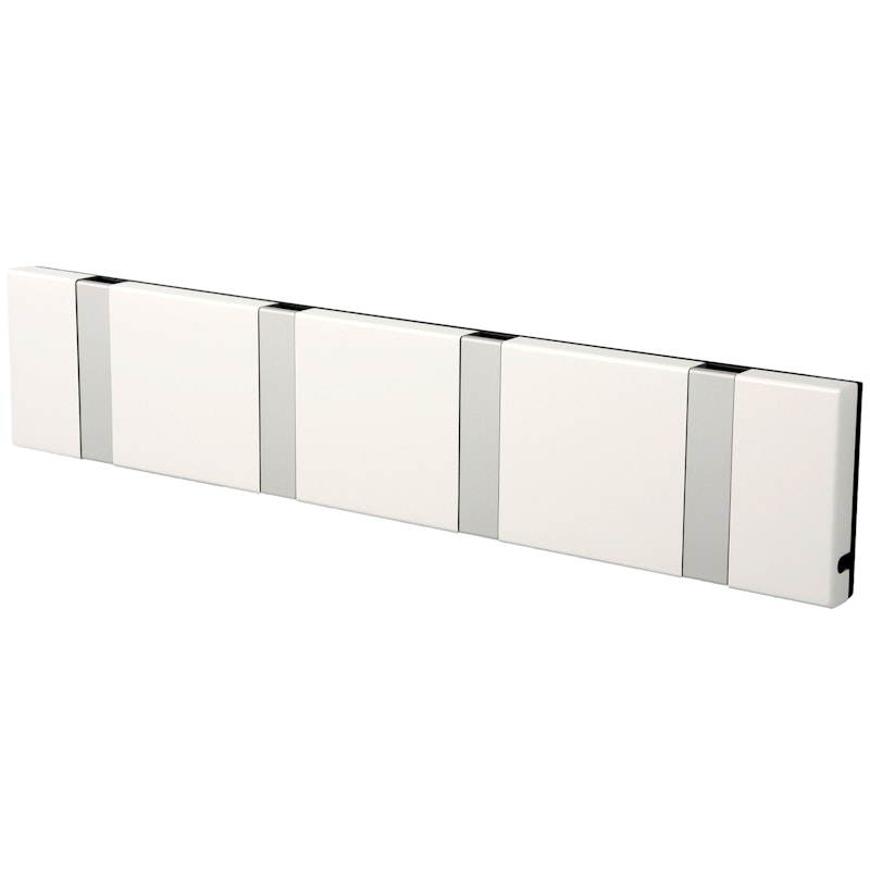 Knax Horisontell 4 Krokar, Vit