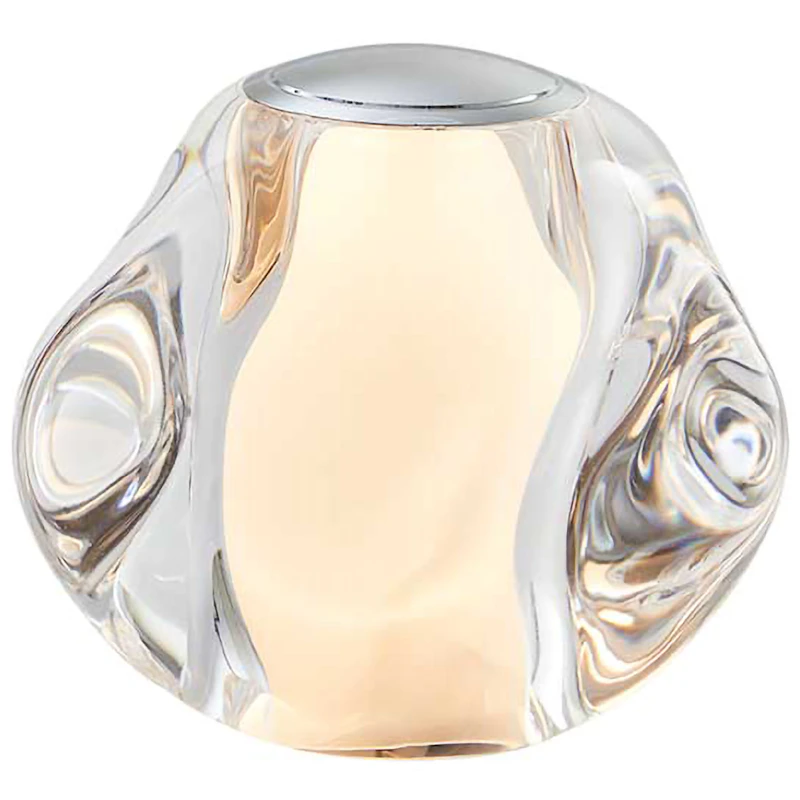 Ice Ball Bordslampa, Krom