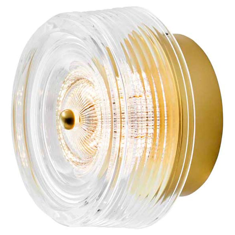 Glow Vägglampa Ø16 cm, Guld