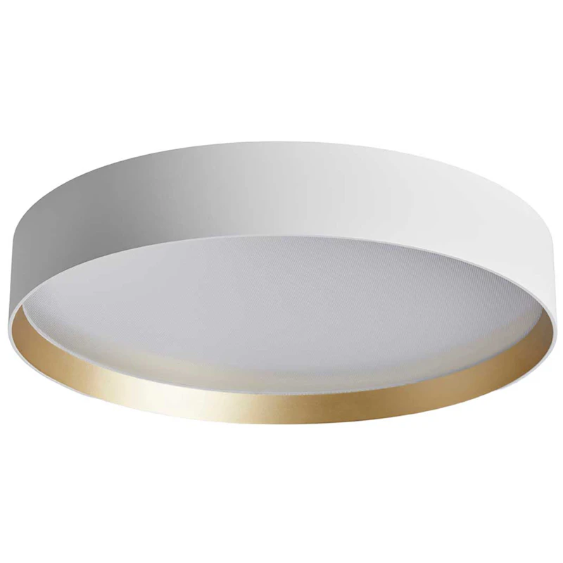 LUCIA Plafond Ø45 cm, Vit/Guld