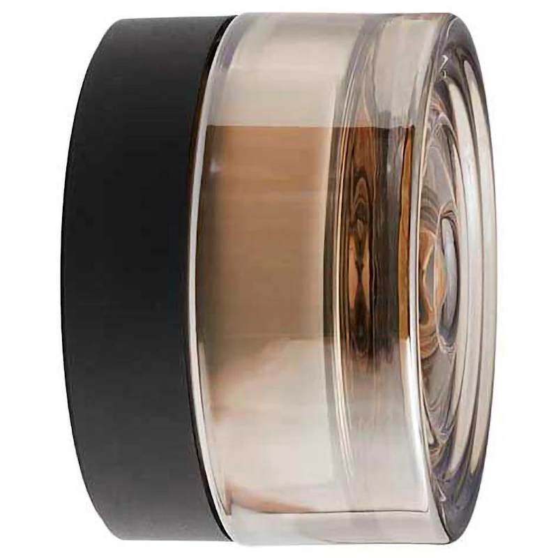 Otto Wave Vägglampa Ø13 cm, Smoked