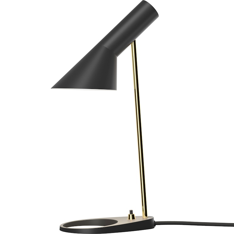 AJ Mini Bordslampa, Svart / Mässing
