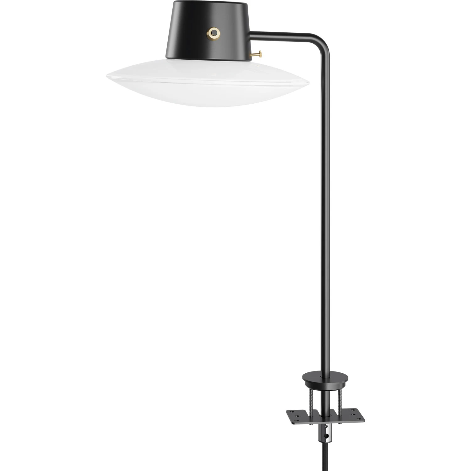 Louis Poulsen Aj Oxford Bordslampa 410 Mm Stift Opal - Bordslampor St&aring;l Svart - 5744168643