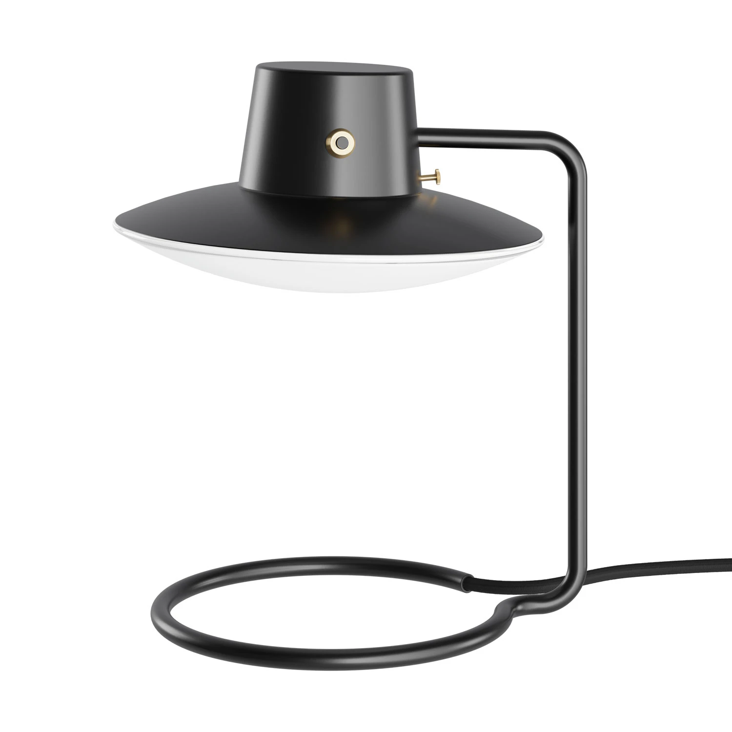 Louis Poulsen Aj Oxford Bordslampa 280 Mm Svart / Opal - Bordslampor St&aring;l Svart - 5744168627