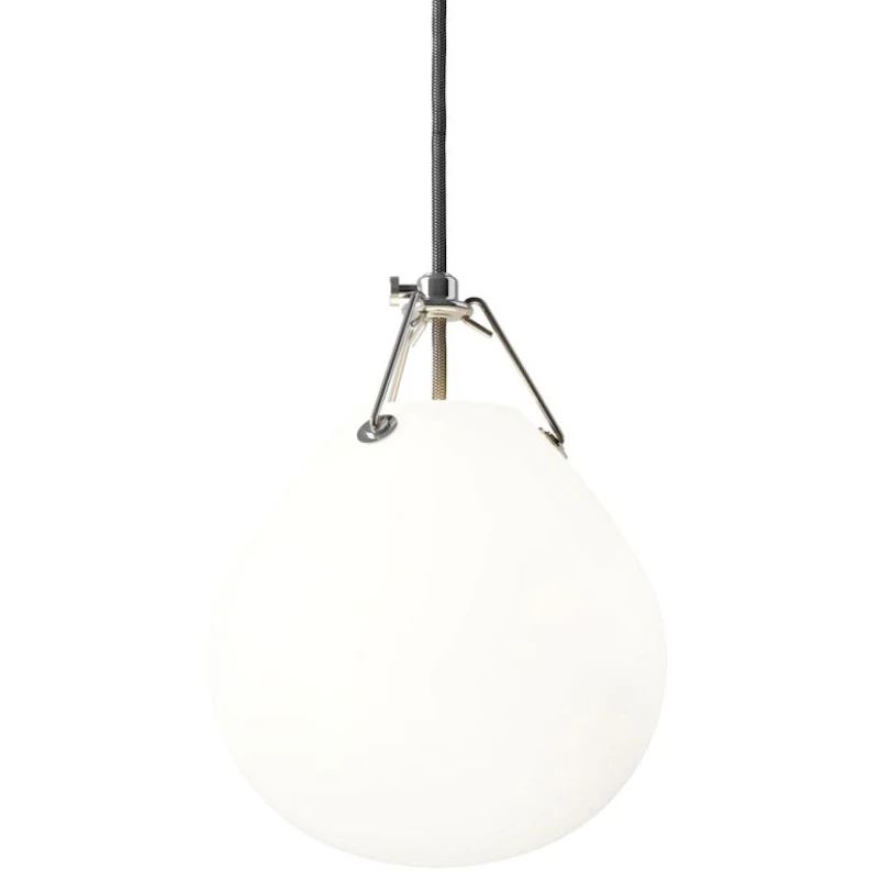 Moser Pendel Ø185 mm, Matt Vitt Opalglas
