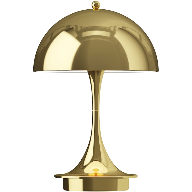 Panthella 160 Bordslampa Portabel V3, Brass Metallized