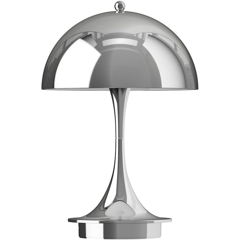 Panthella 160 Bordslampa Portabel V3, Krom