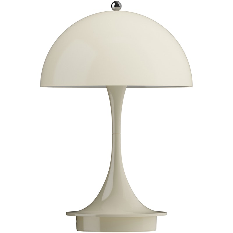 Panthella 160 Bordslampa Portabel V3, Opal Beige