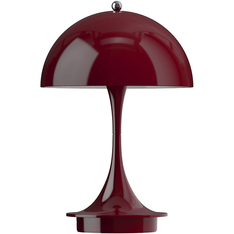 Panthella 160 Bordslampa Portabel V3, Opaque Burgundy