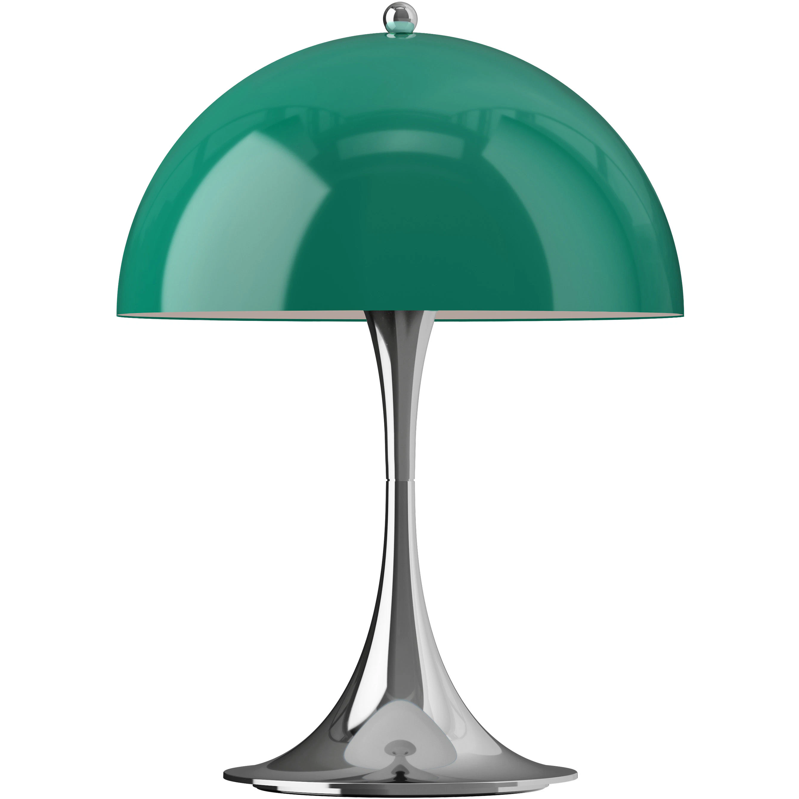 Louis Poulsen Panthella 250 Bordslampa Portabel Original Opal Green - Bordslampor utomhus Formsprutad Abs Krom - 5744613460