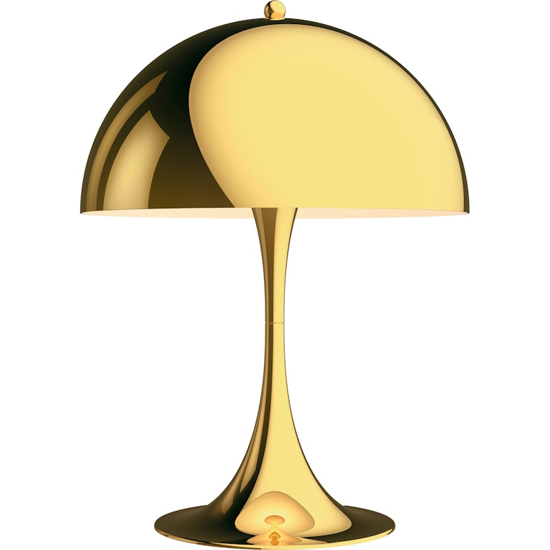 Panthella 320 Bordslampa, Mässing Metalliserad