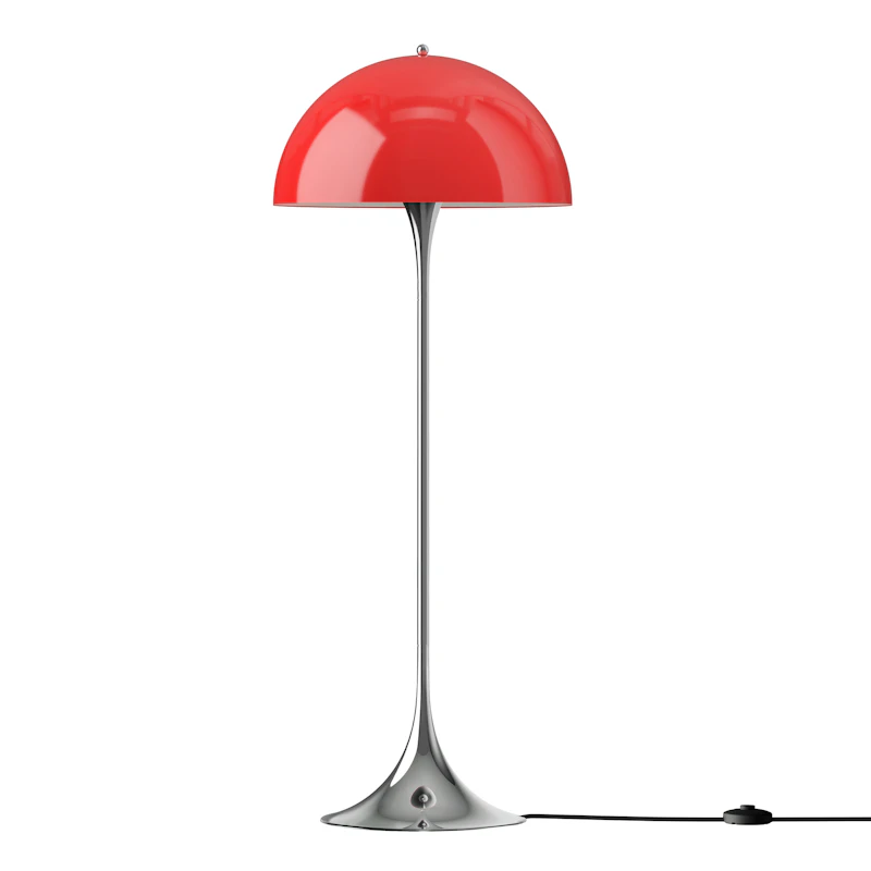 Panthella Golvlampa 50 cm, Opal Red