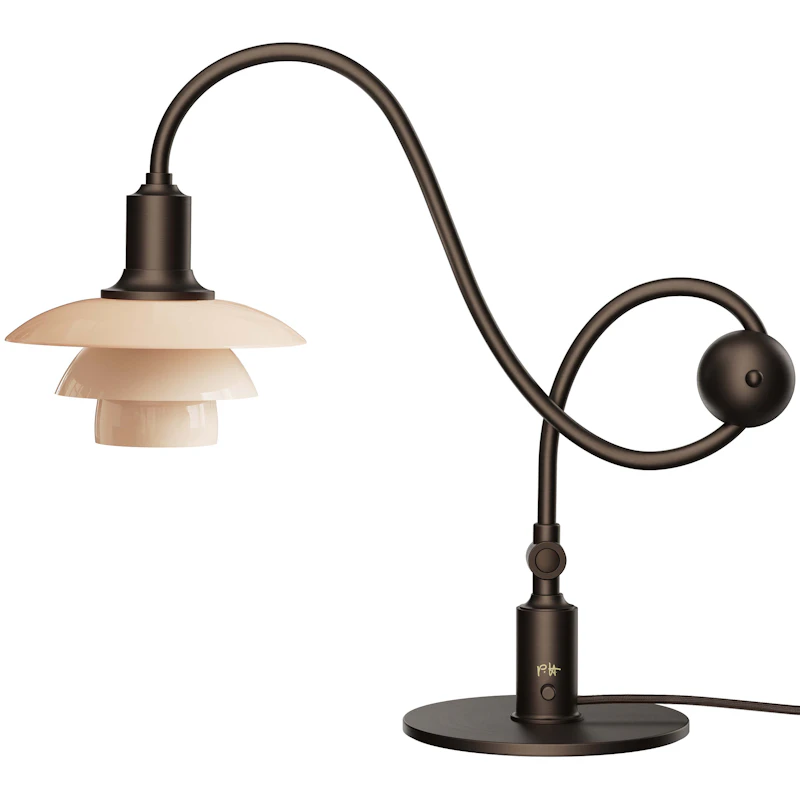 PH 1/1 Piano Bordslampa, Dusty Terracotta
