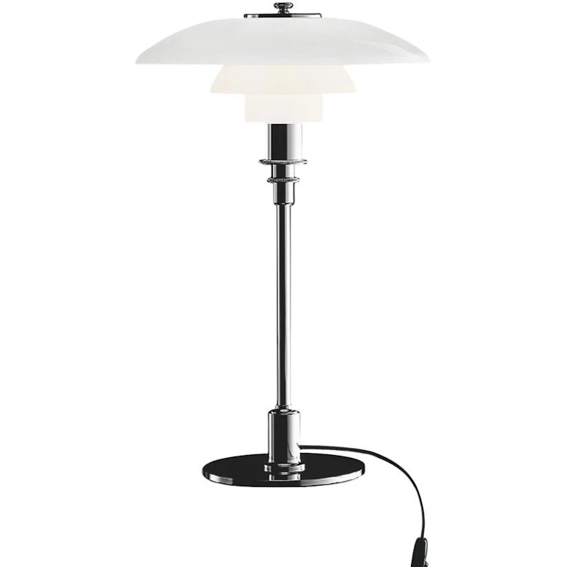 PH 3/2 Bordslampa, Krom