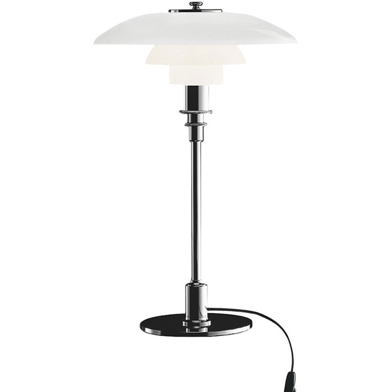PH 3/2 Bordslampa, Krom
