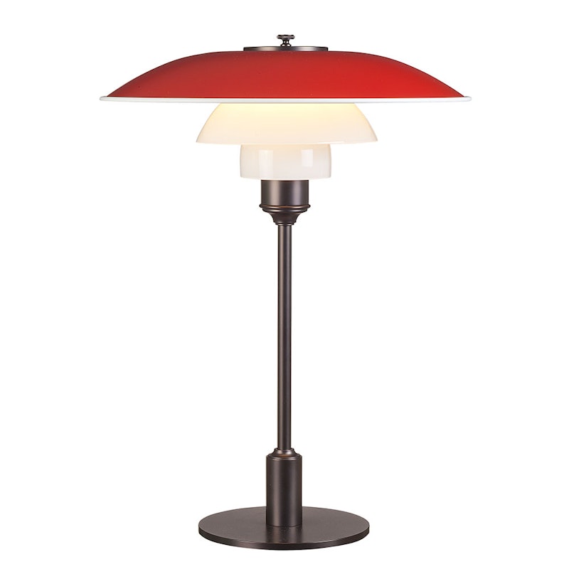 PH 3½-2½ Bordslampa, Röd