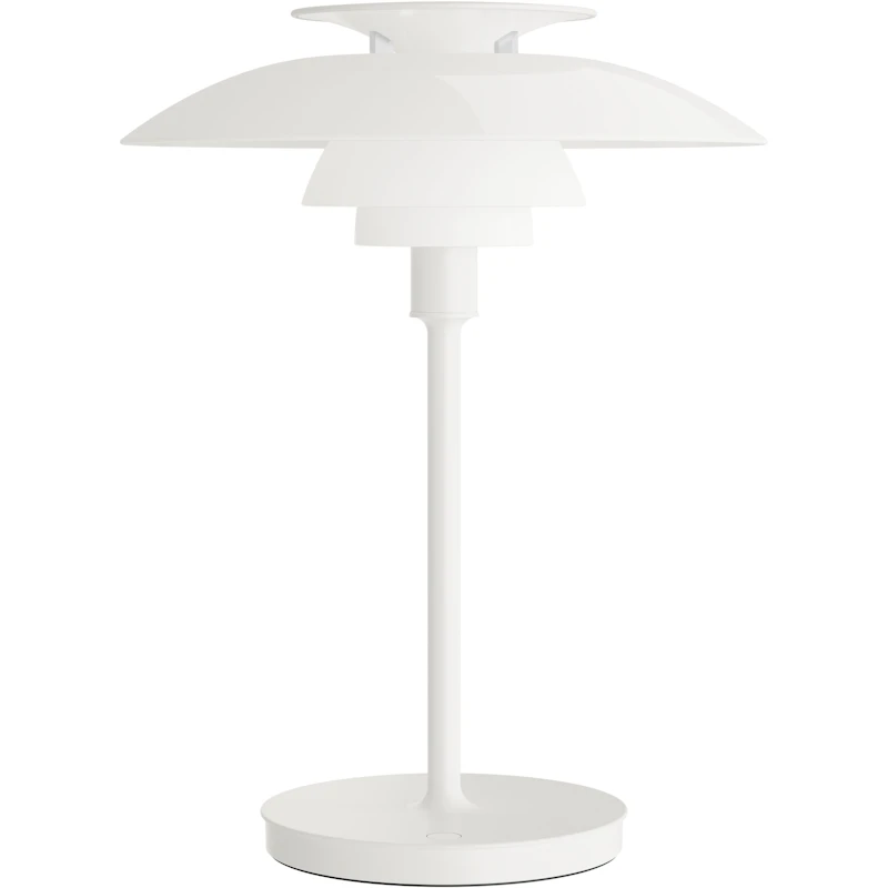 PH 80 Bordslampa Portabel, Opalvit