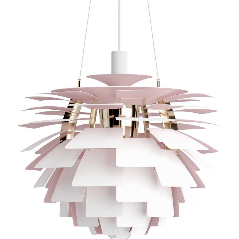 PH Artichoke Pendel Anniversary Edition 600 mm, Mattvit / Pale Rose