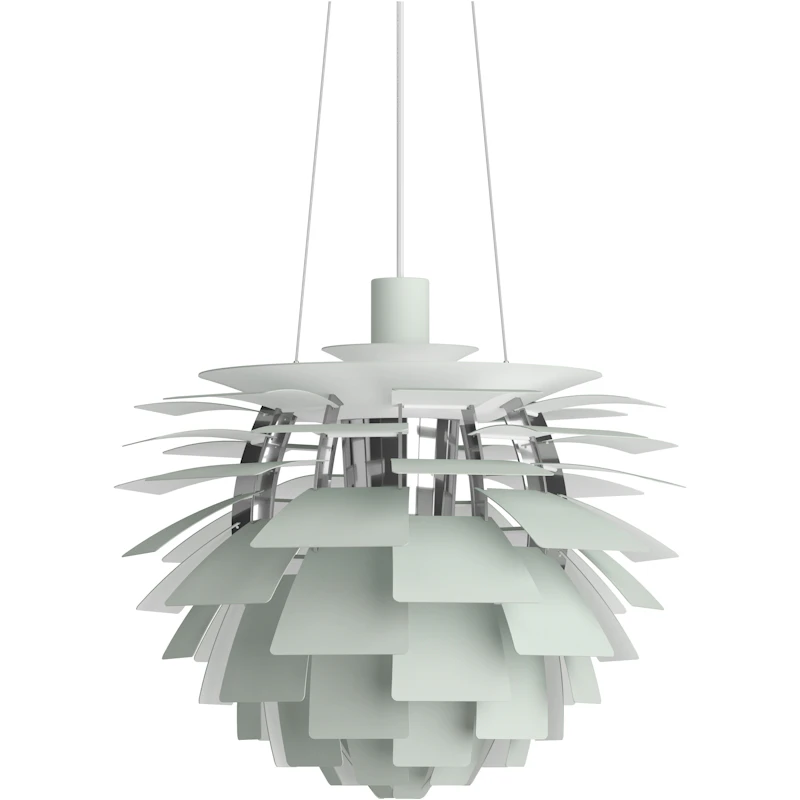 PH Artichoke Pendel 48 cm, Krom / Dusty Green