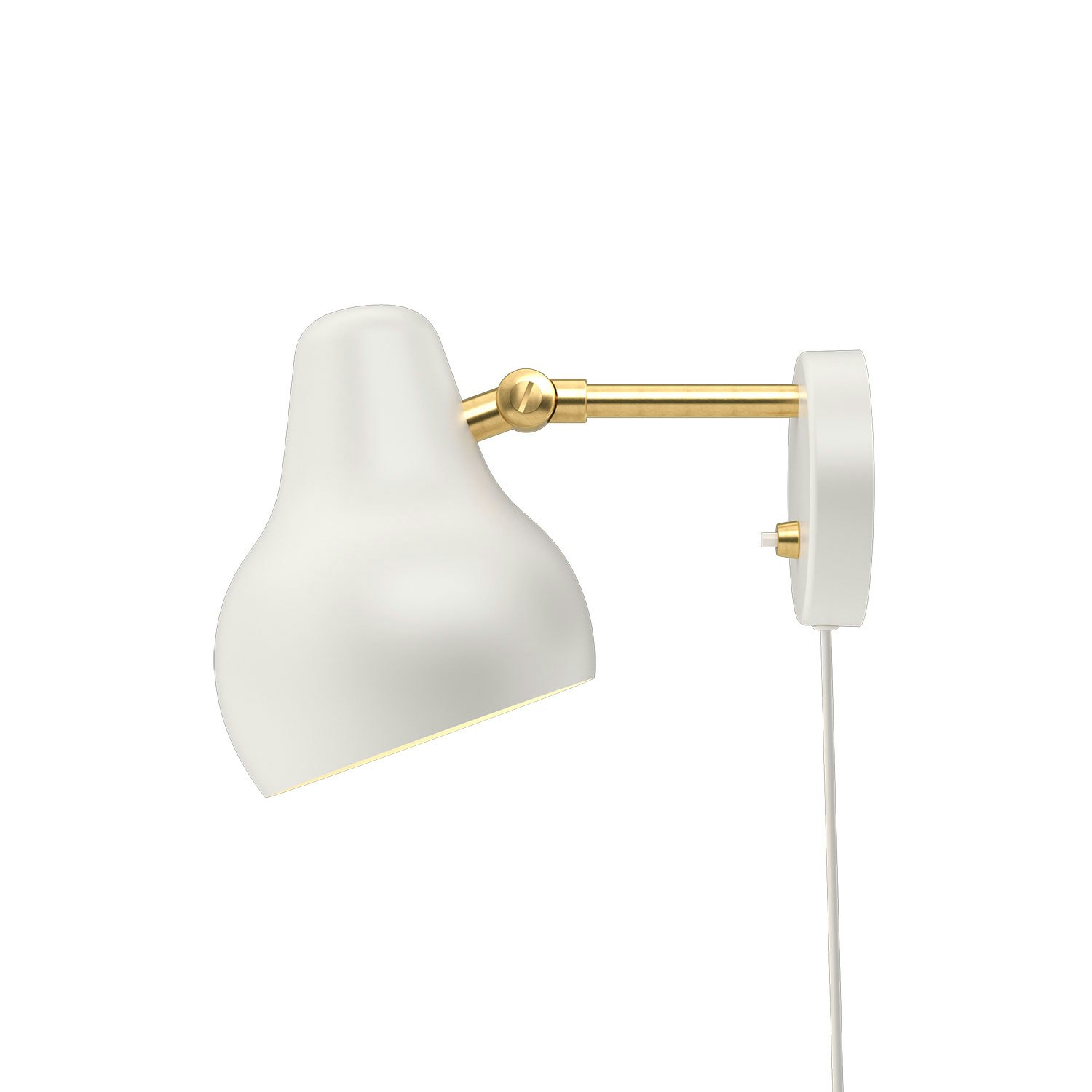 Louis Poulsen Vl38 Vägglampa Vit - Vägglampor Mässing Vit - 5743163429