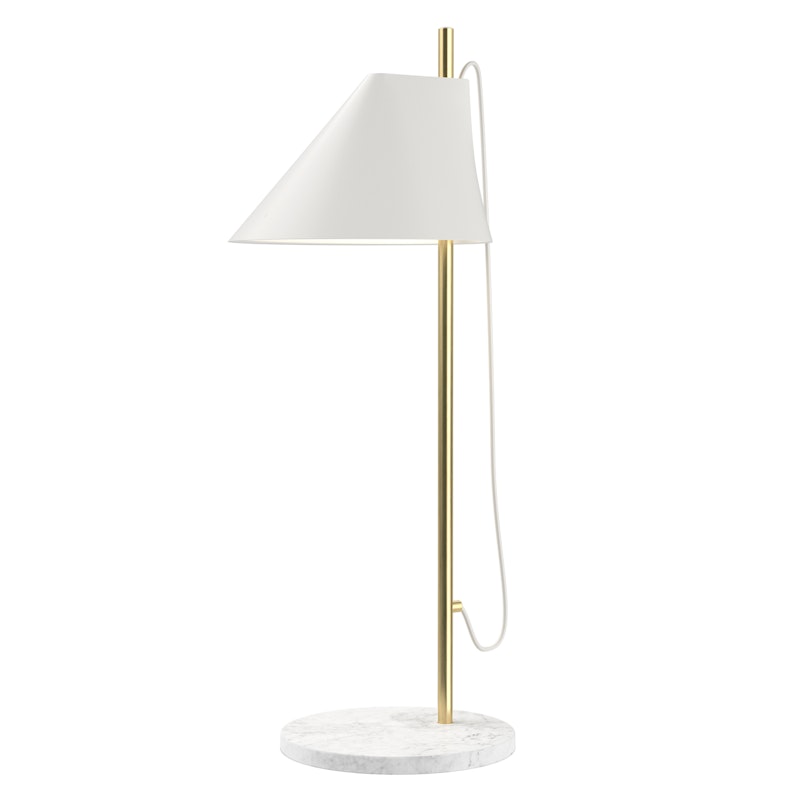 Yuh Bordslampa, Mässing/Vit