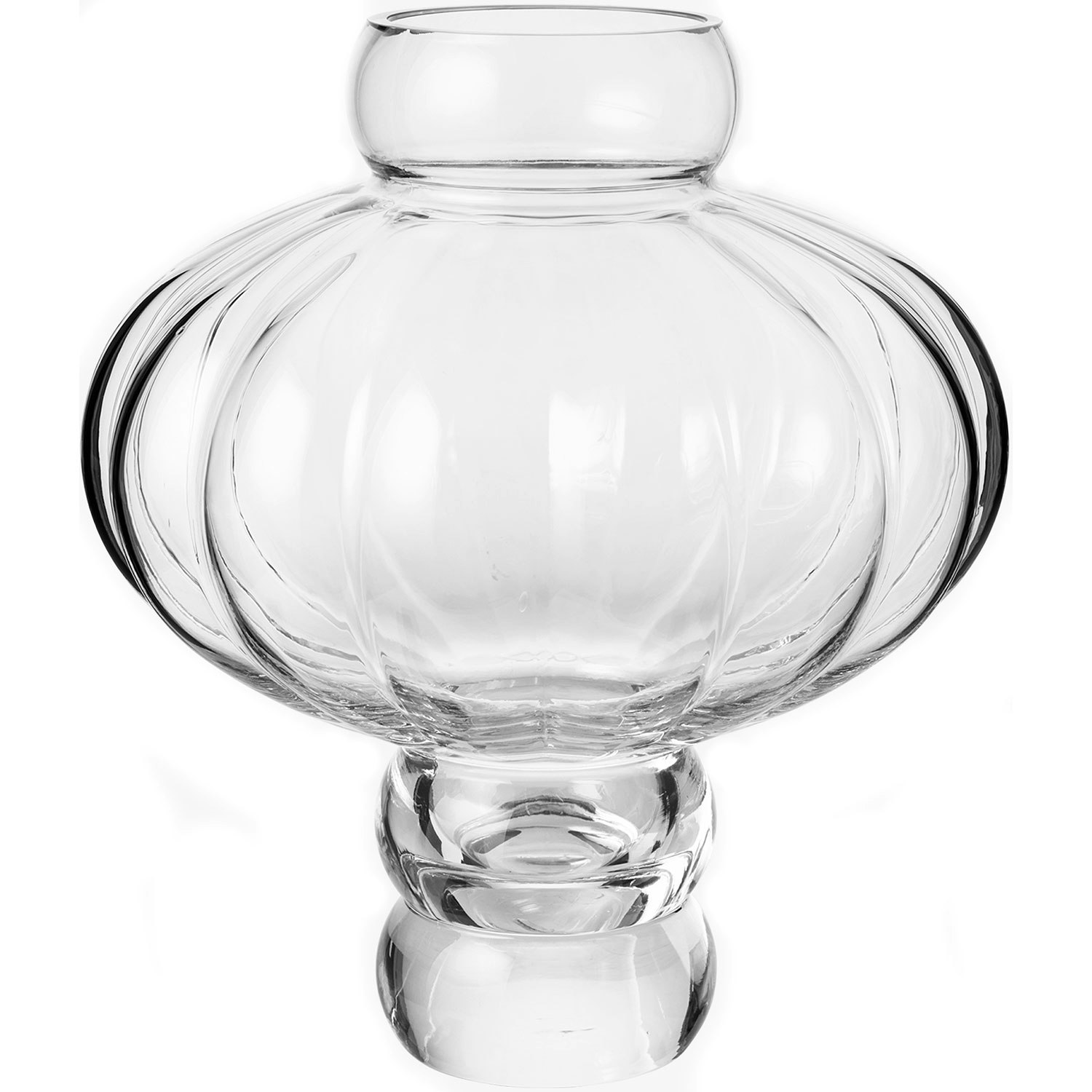 Louise Roe Balloon 08 Vas 30 Cm Klar - Vaser Munbl&aring;st Glas Klar - 10515-1-8