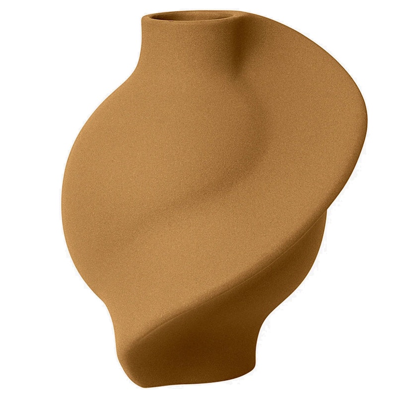 Pirout 01 Vas 25 cm, Sanded Ocker
