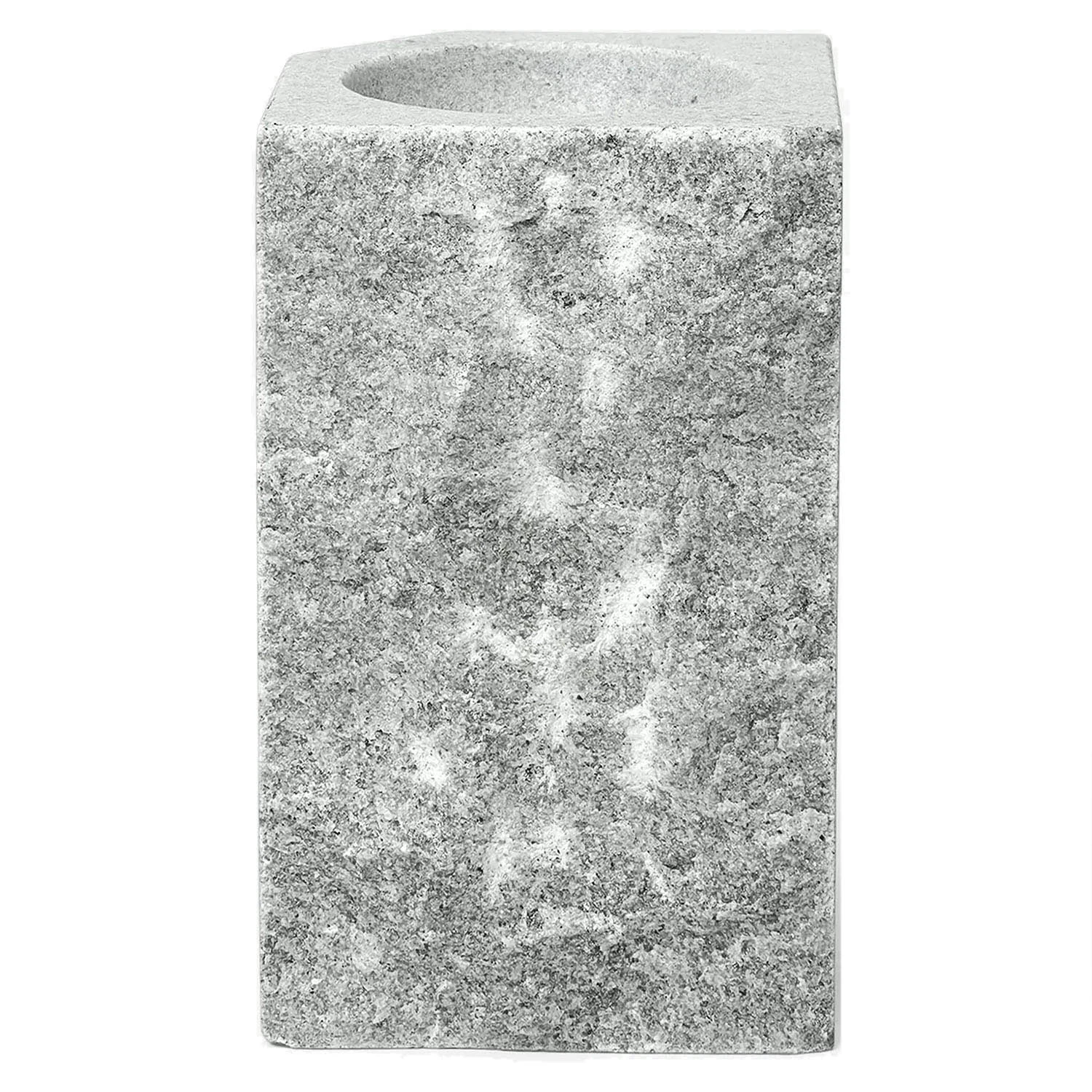 Louise Roe Gallery Object Ljuslykta 18 Cm Green Marble - Ljusstakar Marmor Gr&ouml;n - 10230-8-25