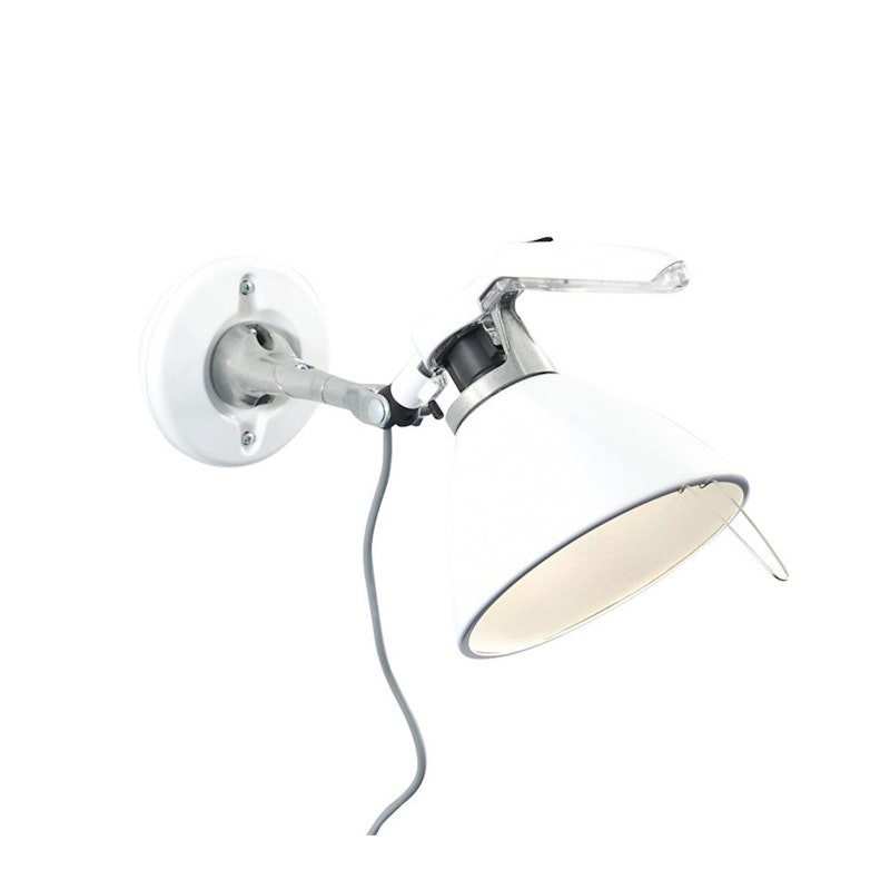 Fortebraccio Vägglampa, Vit