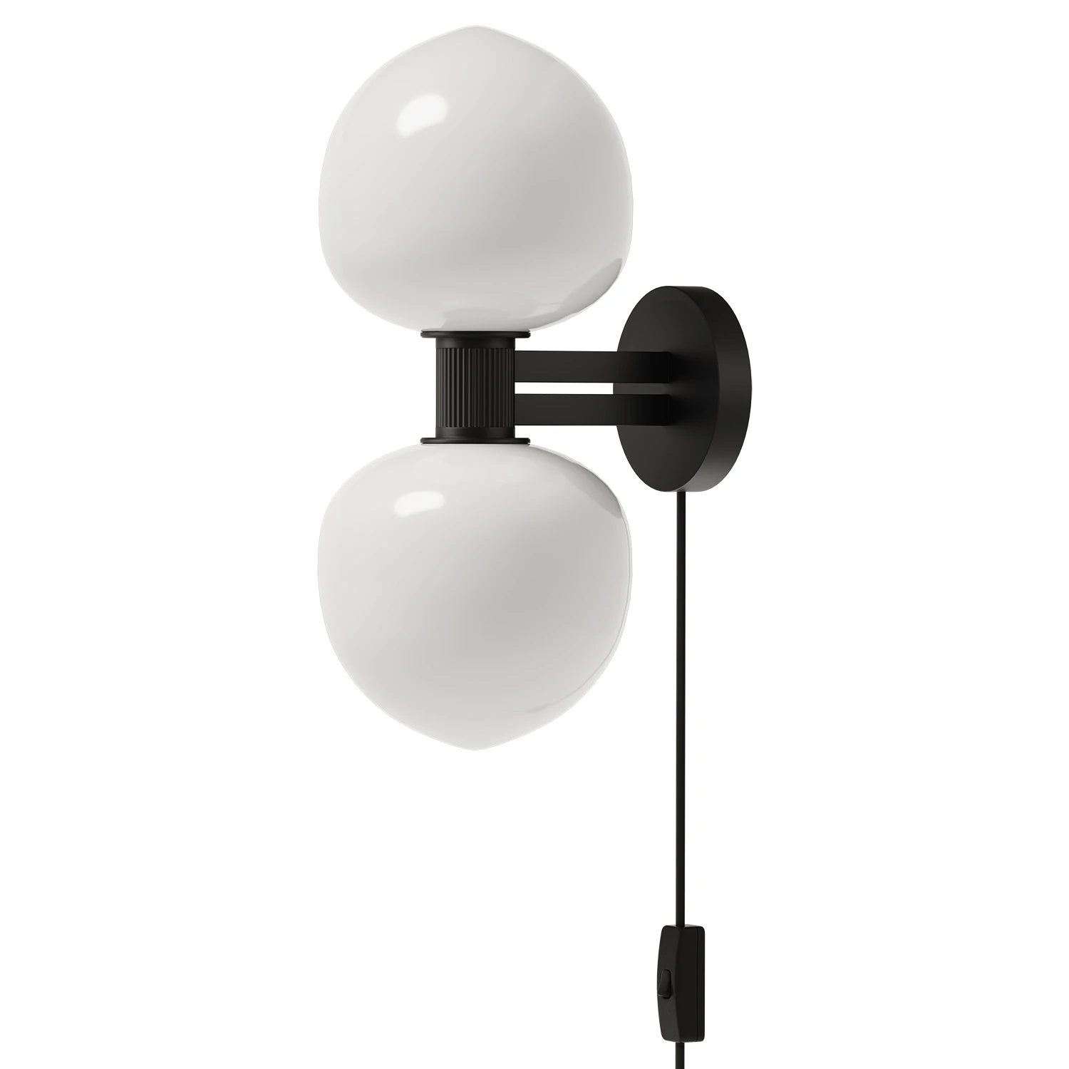 Lyfa Memoir 120 Ii Vägglampa Svart - Vägglampor Aluminium Svart - 223012022_D1