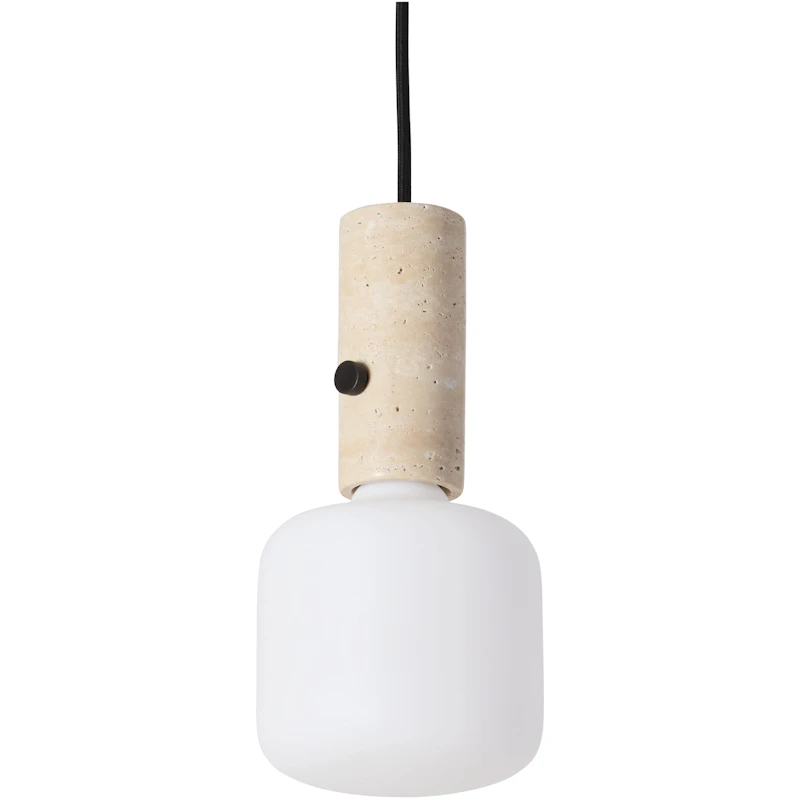 Core Pendel / Bordslampa, Creme Travertin