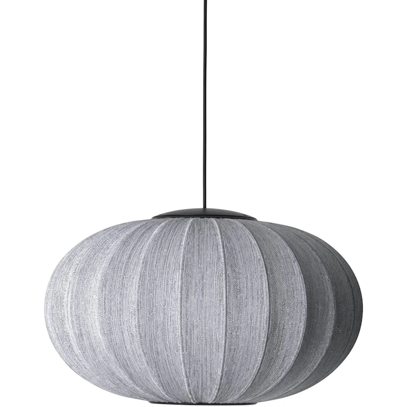 Knit-Wit Pendel Oval 57 cm Anniversary Glitter, Silver