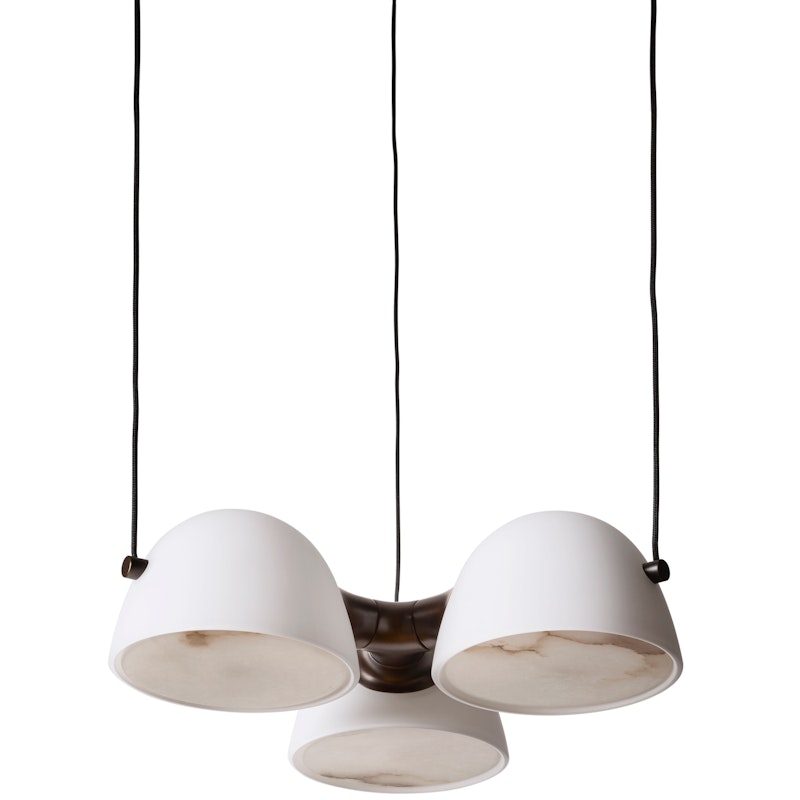 Fuse Triple Pendel, Opalglas