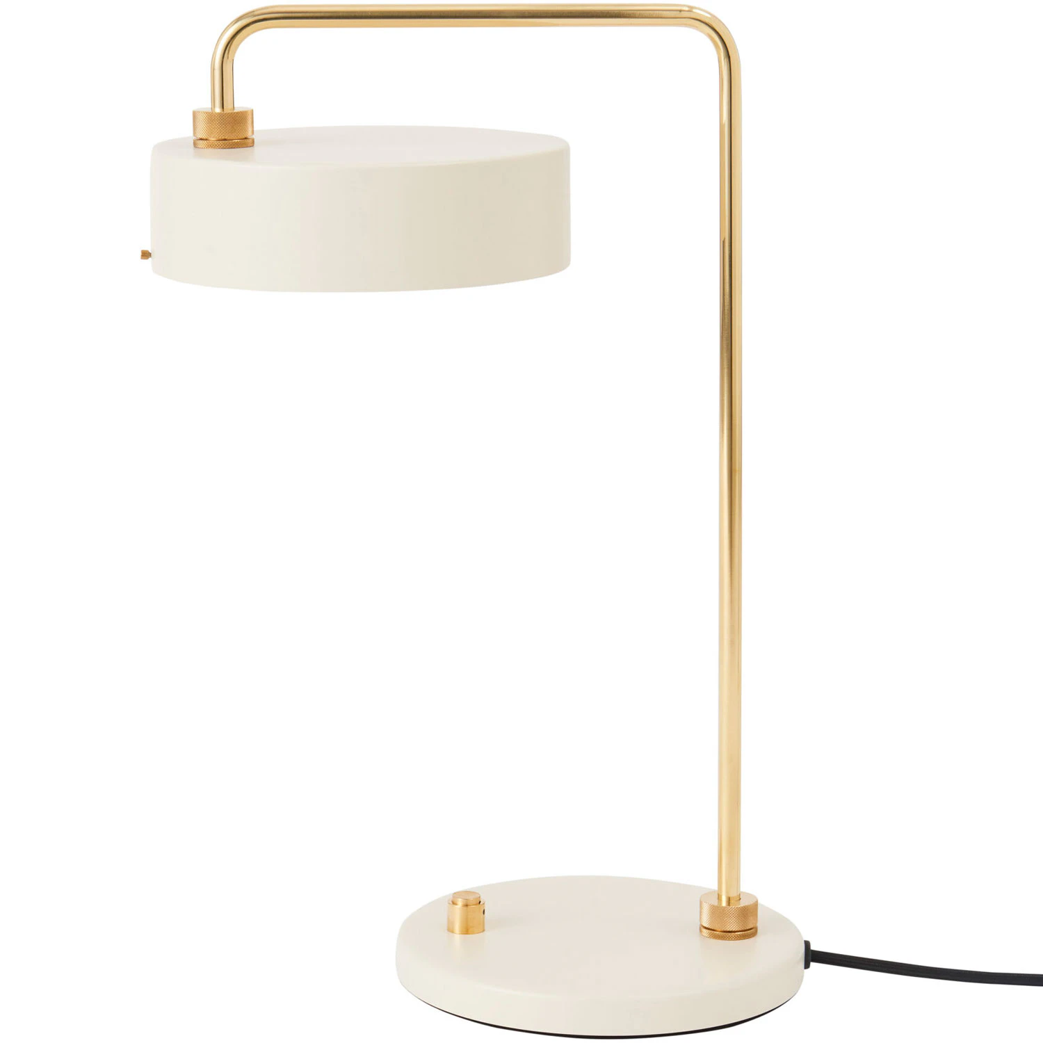 Made By Hand Petite Machine Bordslampa Oyster White - Bordslampor Mässing Oyster White - PMT 022OW