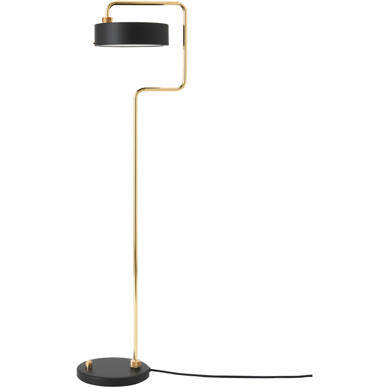 Made By Hand Petite Machine Golvlampa Deep Black - Golvlampor Mässing Deep Black - PMF 021DB