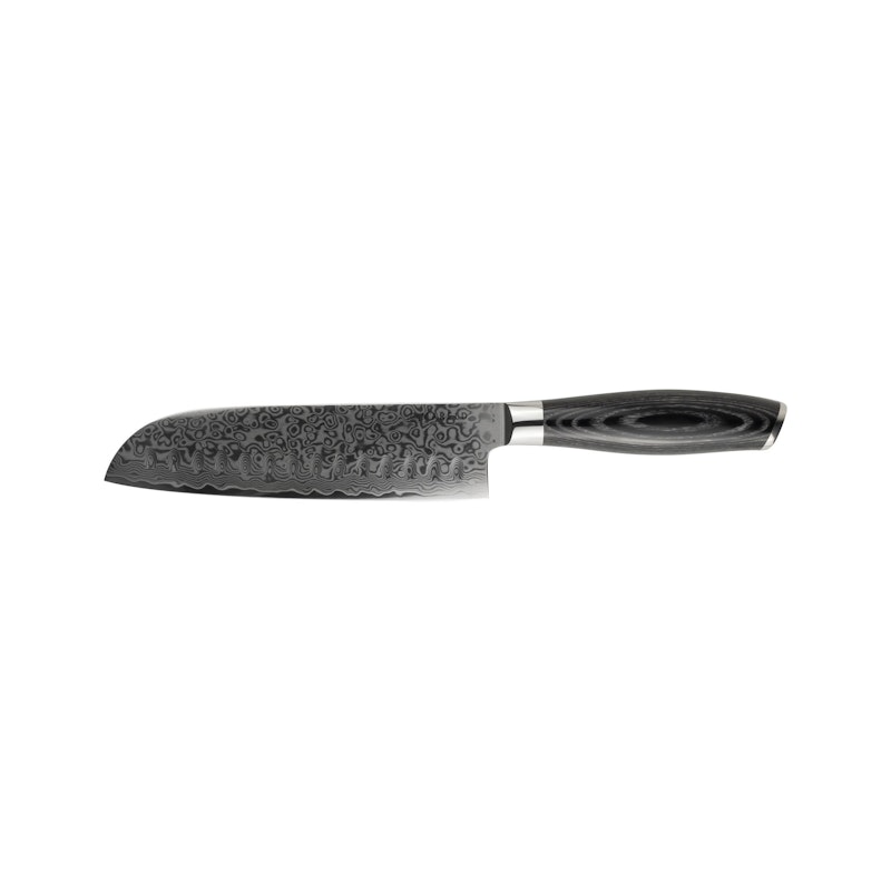 Akio Santokukniv Olivslipad 18 cm, Svart