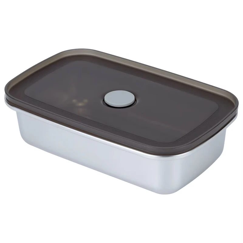 Rectangular Matlåda Rostfritt Stål 2-pack