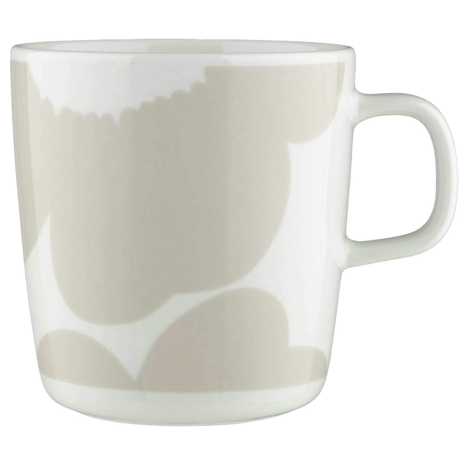 Marimekko Iso Unikko Mugg 40 Cl - Kaffekoppar Stengods Vit - 074536-120