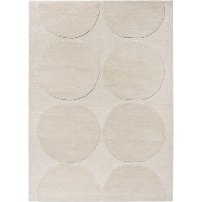 Marimekko Isot Kivet Matta 170x240 cm, Natural White