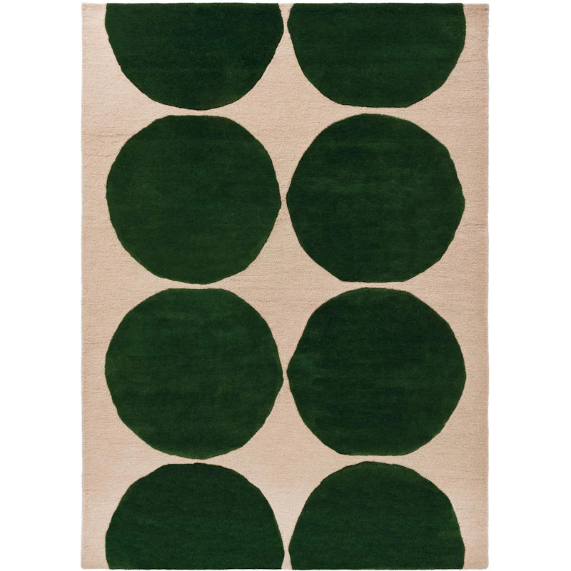 Marimekko Isot Kivet Matta 170x240 cm, Grön