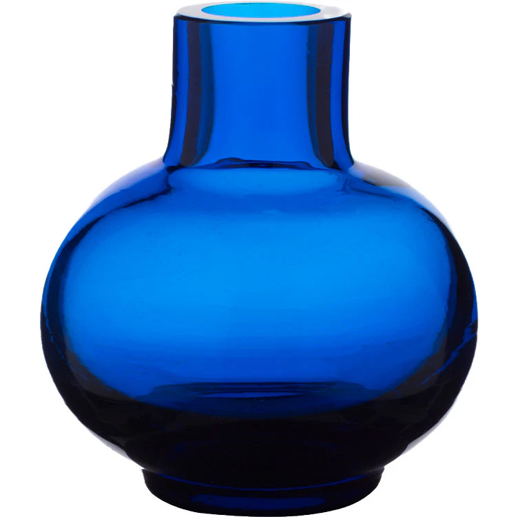 Marimekko Mini Vas Ultramarine - Vaser Glas Ultramarin - 075370-500