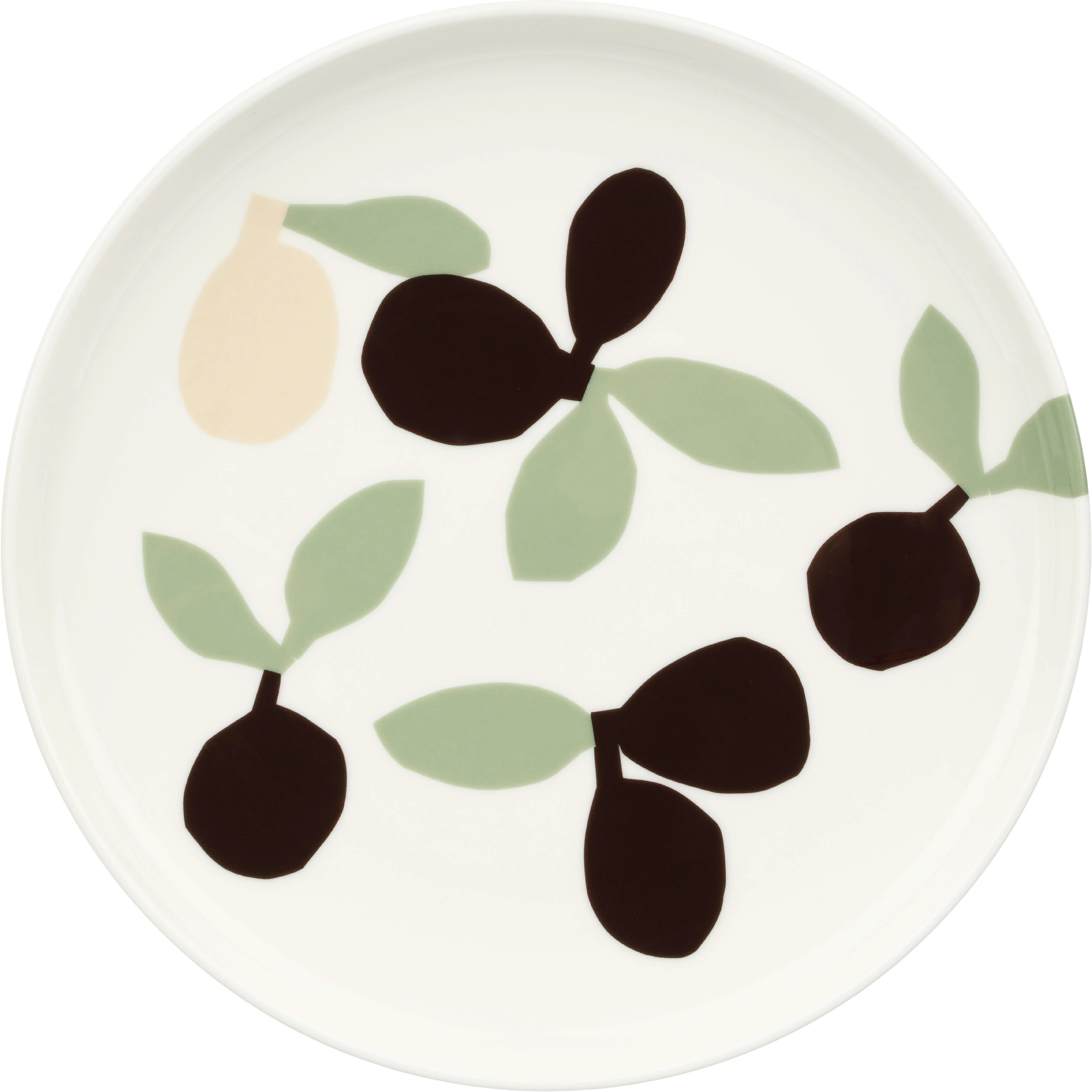 Marimekko Omppo Tallrik 20 Cm - Assietter Stengods Brun - 075723-169