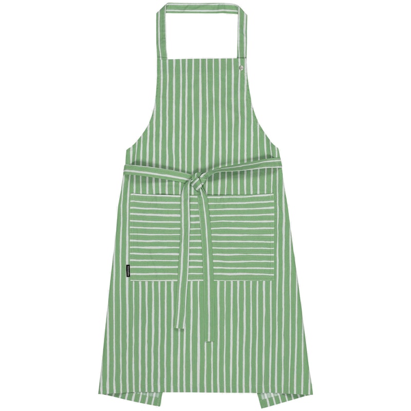 Piccolo Kitchen Förkläde, Light Grey / Spring Green