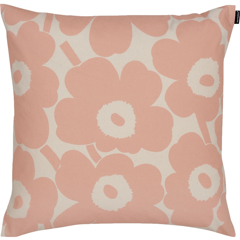 Pieni Unikko Kuddfodral 50x50 cm, Cotton / Persika