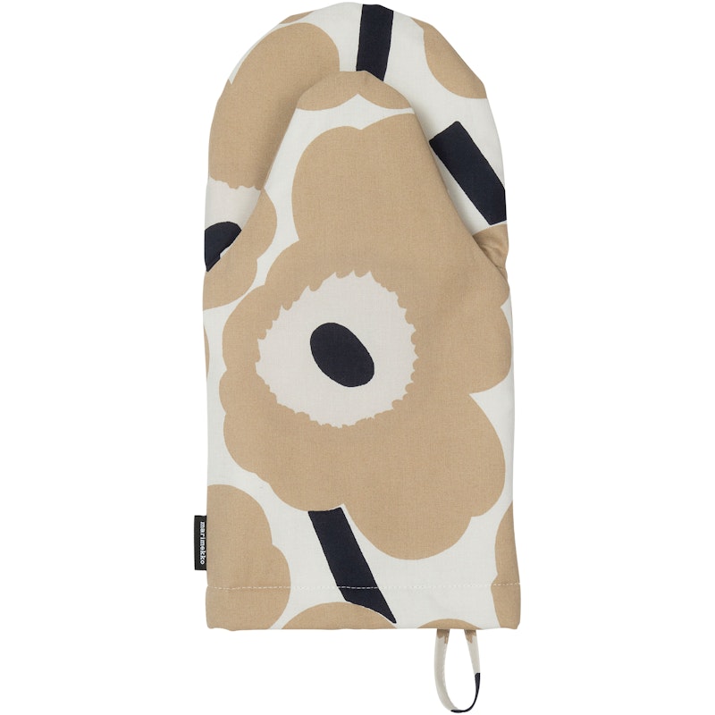 Pieni Unikko Grytvante, Beige / Off-white / Mörkblå